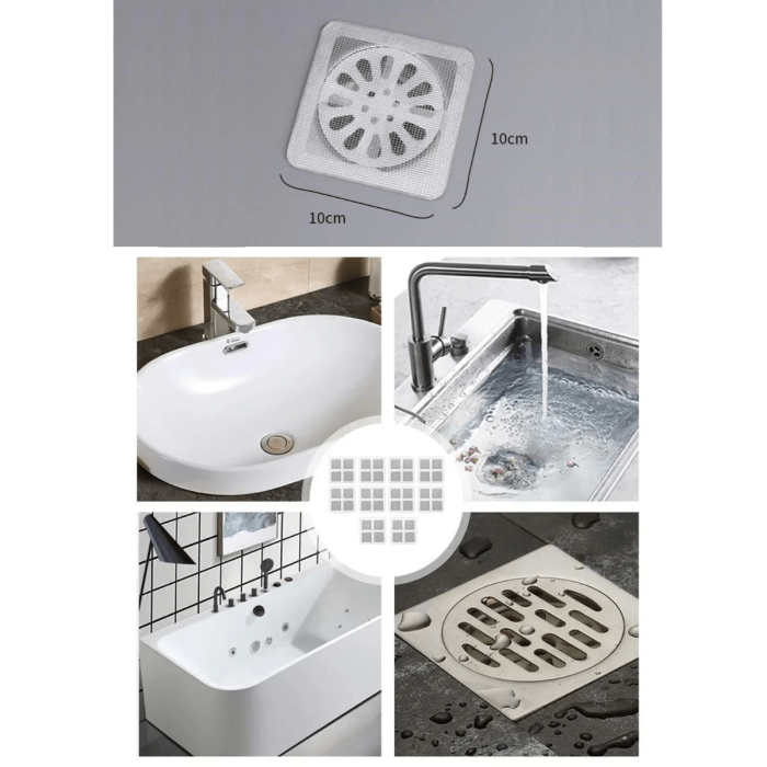 10lu Banyo Ve Mıutfak Lavabo Koku Önleyici Ve Haşere Böcek Önleyici Gider Filtresi ( Lisinya )