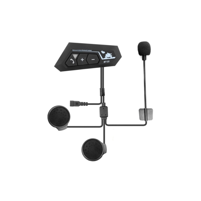 Bt22 Kask Kulaklık Bluetooth Motosiklet Kulaklık 5.0 Bluetooth Interkom Motorsiklet Kulaklık - Lisinya