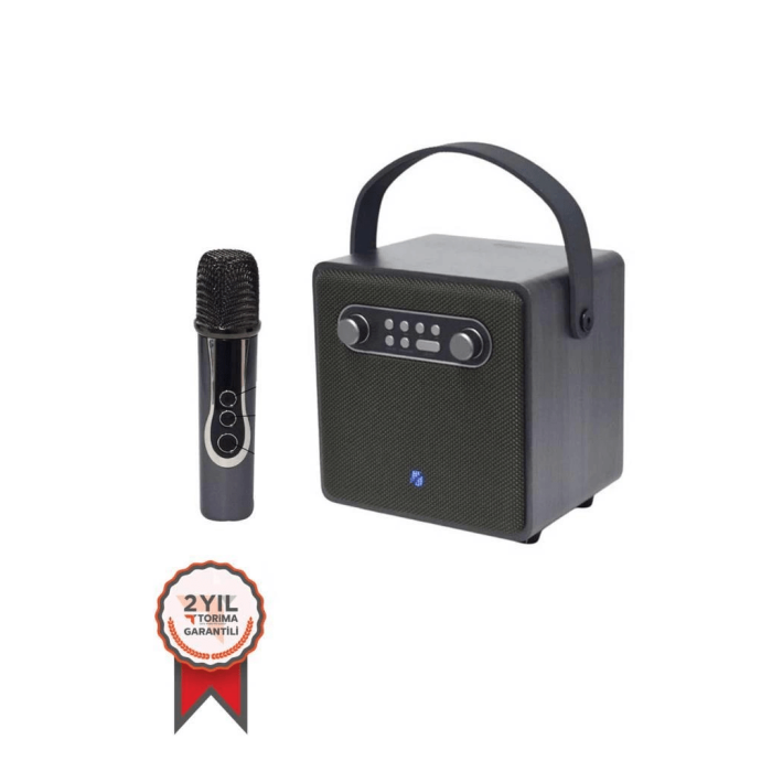 Bts-1688 Yeşil Mikrofonlu Karaoke Bluetooth Hoparlör - Lisinya