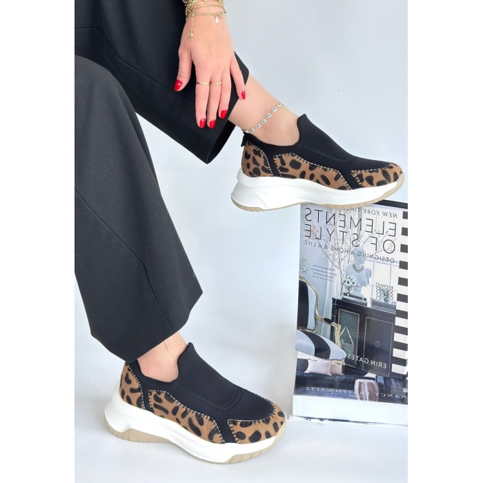 Kendy Leopar Nubuk Spor Ayakkabı - Lisinya