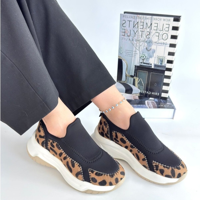 Kendy Leopar Nubuk Spor Ayakkabı - Lisinya