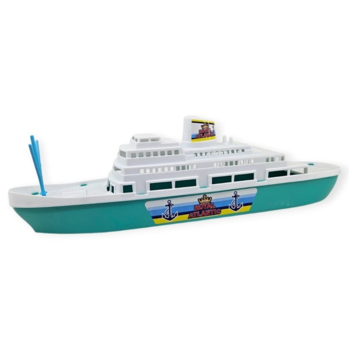 Transatlantik Yolcu Gemisi 45 cm - Turkuaz (Lisinya)