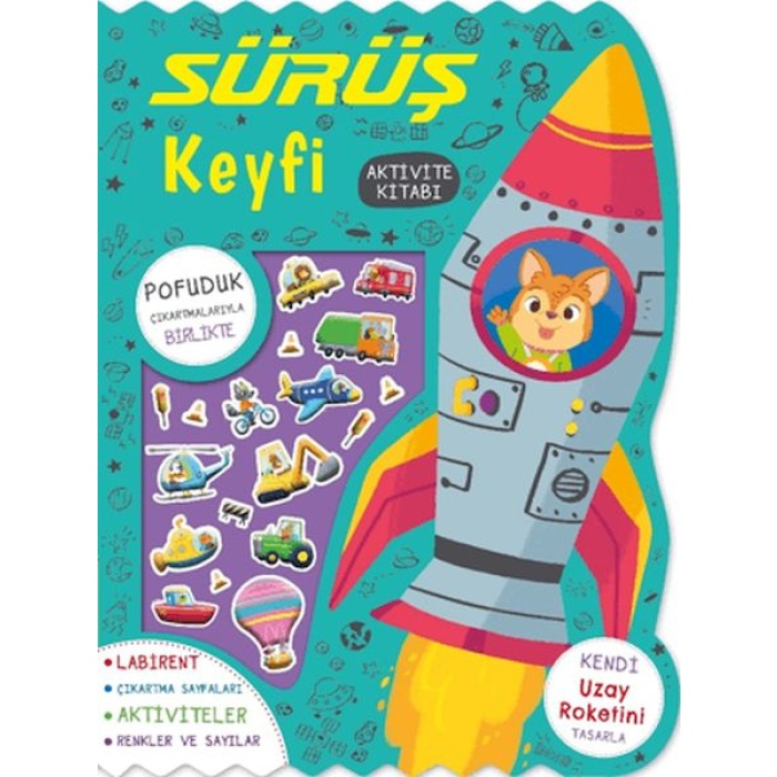 Sürüş Keyfi - Çıkartmalı Aktivite Kitabı