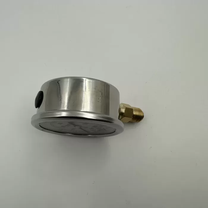 Manometre Gliserinli Alttan Çıkışlı Q63 - 0 - 400 Bar 1/4 A Tipi (Lisinya)