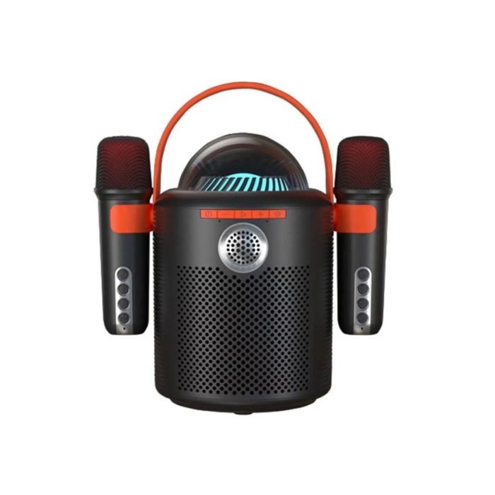 Bluetooth Aile Parti Seti Kablosuz Çift Mikrofon 6 Ses Degıstırme Siyah - Lisinya