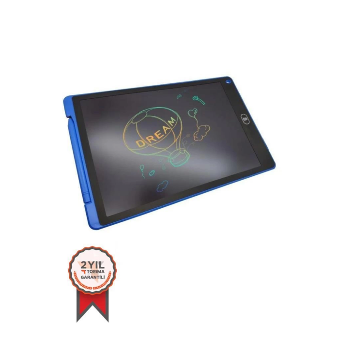 T12 Mavi Writing Tablet Lcd 12 Inç Dijital Kalemli Çizim Yazı Tahtası - Lisinya