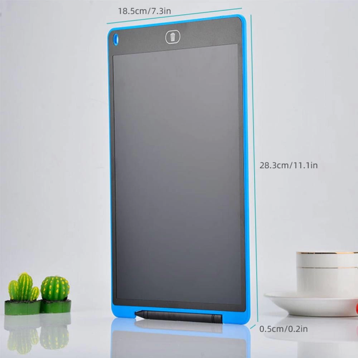 T12 Mavi Writing Tablet Lcd 12 Inç Dijital Kalemli Çizim Yazı Tahtası - Lisinya