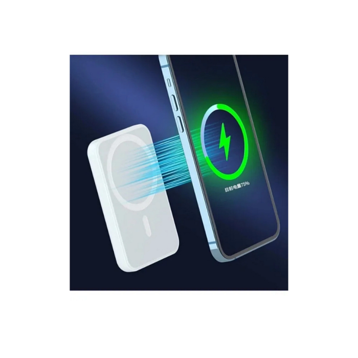 Iphone Uyumlu 5000 Mah Kablosuz Magsafe Batarya-kablosuz Şarj Powerbank - Lisinya