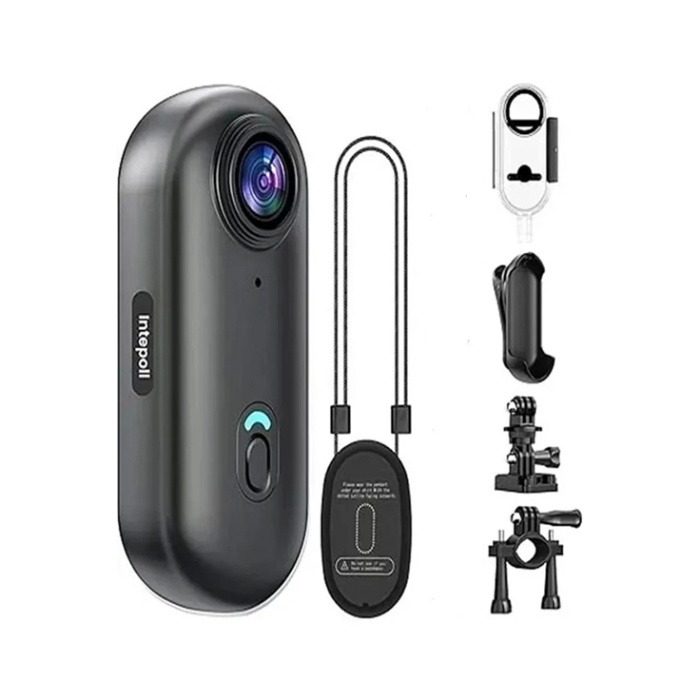 Mini 4k Wıfı Aksiyon Kamerası Vücut Kamerası Giyilebilir Video Kaydedici Hafıza Kartı Dahil - Lisinya
