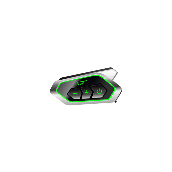 D60 Motor Kask Kulaklık Rgb Modlu Motosiklet Kulaklık Su Geçirmez 5.3 Bluetooth Intercom - Lisinya