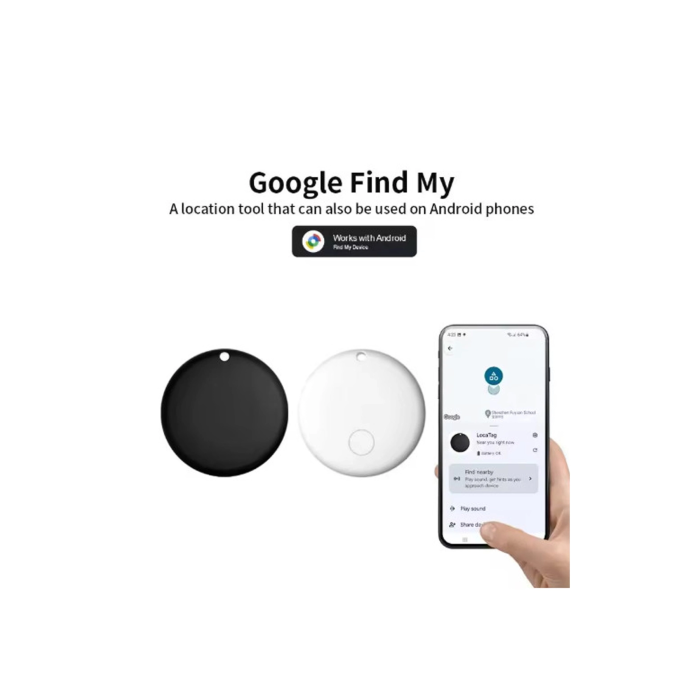 Airtag Android Konum Belirleme Akıllı Takip Cihazı Smart Finder Beyaz - Lisinya