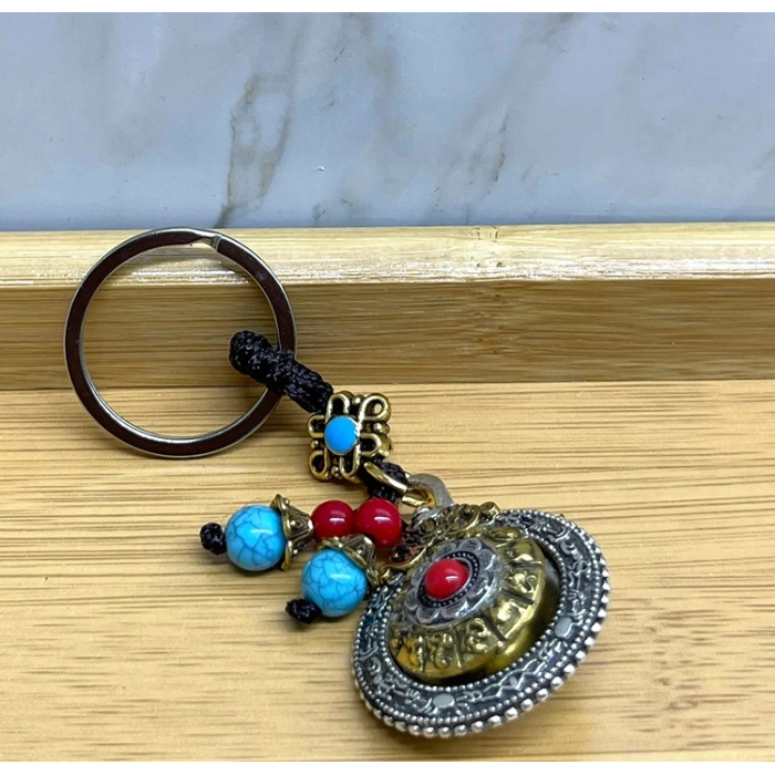 Mantra Çarkı Şans Anahtarlık Alk4465 - Lisinya