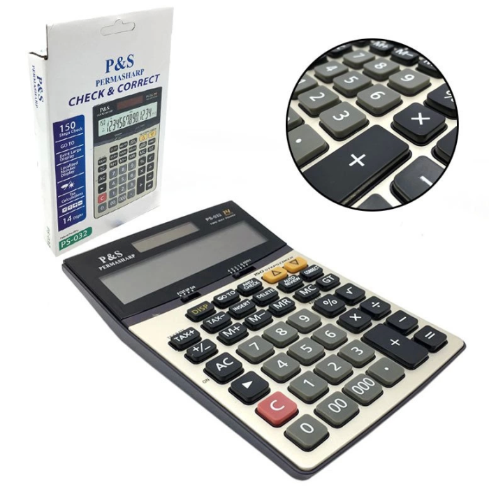 Permasharp 150 İşlemli Hesap Makinesi Ps 032 ( Lisinya )