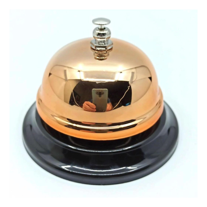 Metal Renkli Masa Otel Resepsiyon Zili ( Lisinya )