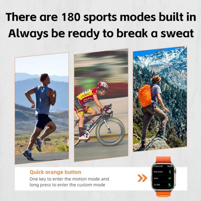 Ws28 Ultra 49mm Siri Tansiyon Ateş Nabız Ölçer Akıllı Saat ( Lisinya )