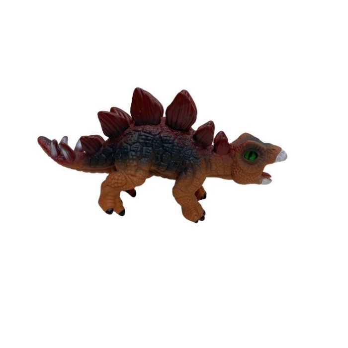 Soft Dinazor Neon Gözlü 24 Cm -LD6206B-Stegosaurus (Lisinya)