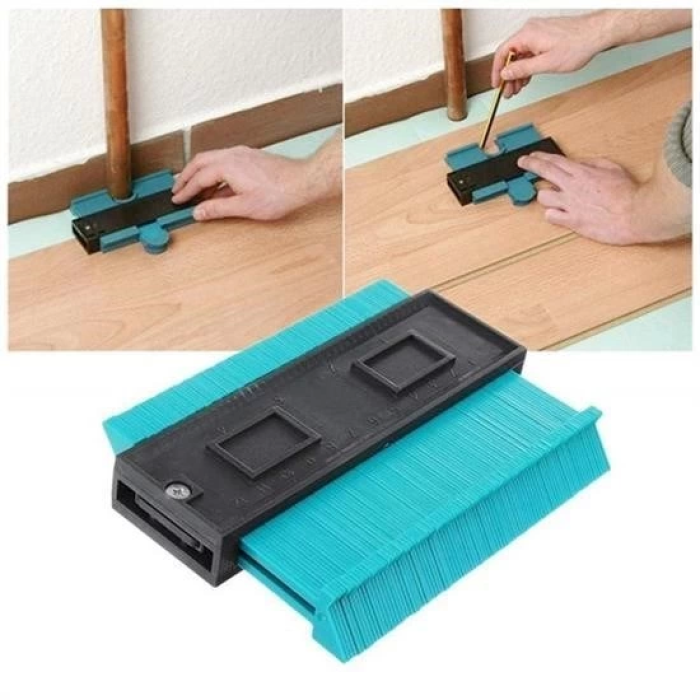 Çok Fonksiyonlu Plastik Kontur Ölçüm Cihazı Ahşap Fayans Şekillendirme Kalıbı ( Lisinya )