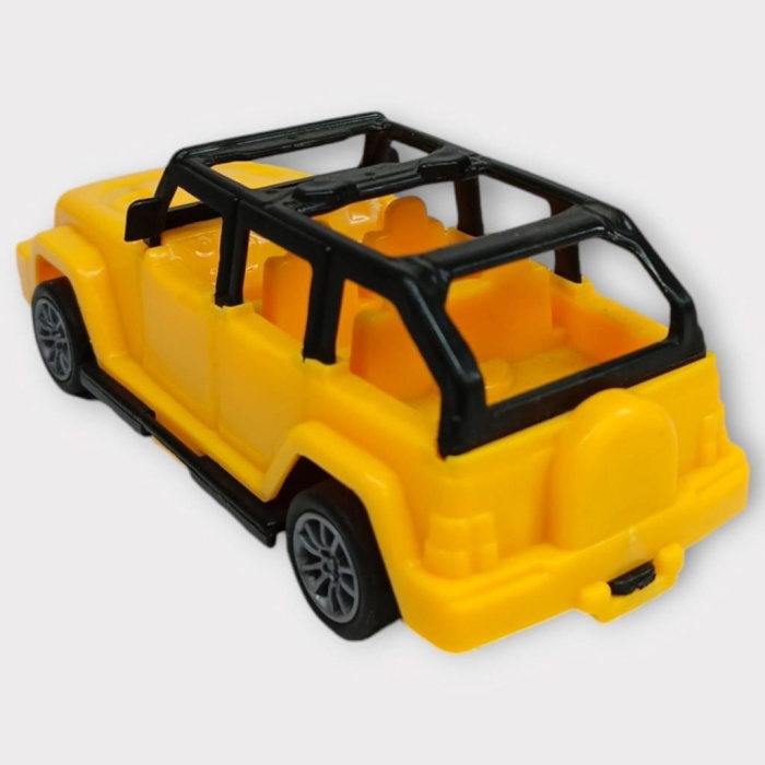 Çek Bırak Arabalar 10 Cm - Sarı Jeep (Lisinya)