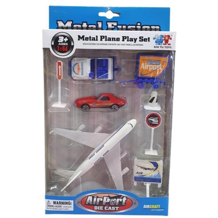 Havaalanı Seti Metal Arabalı - 89730 (Lisinya)