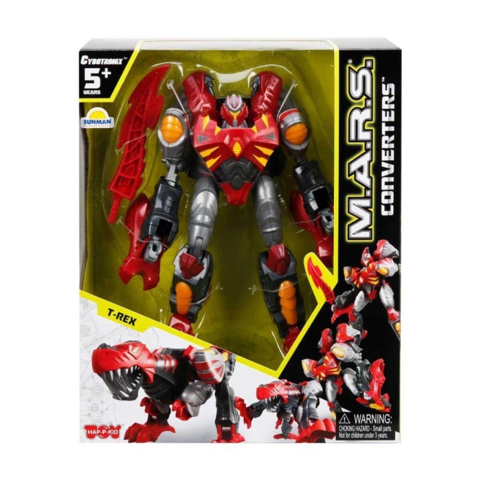 M.A.R.S. Dönüşebilen Robot Dinozor T-Rex - 4116-4118  (Lisinya)