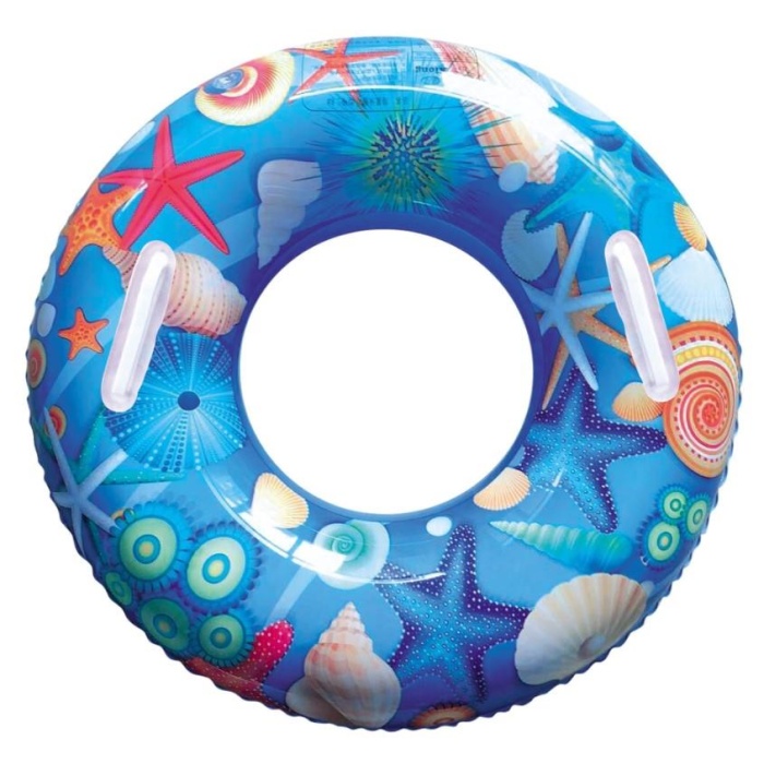 Deniz Altı Desenli Simit 90 Cm - 1809017 (Lisinya)