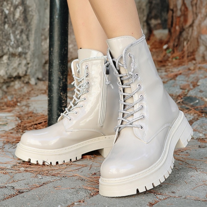 Woint Bej Rugan Bağcıklı Bot - Lisinya