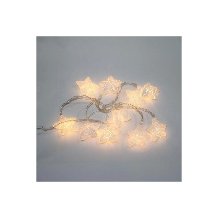 Zarif Yıldızlı Sıralı Led Işık Dekoratif Lamba Hediyelik ( Lisinya )