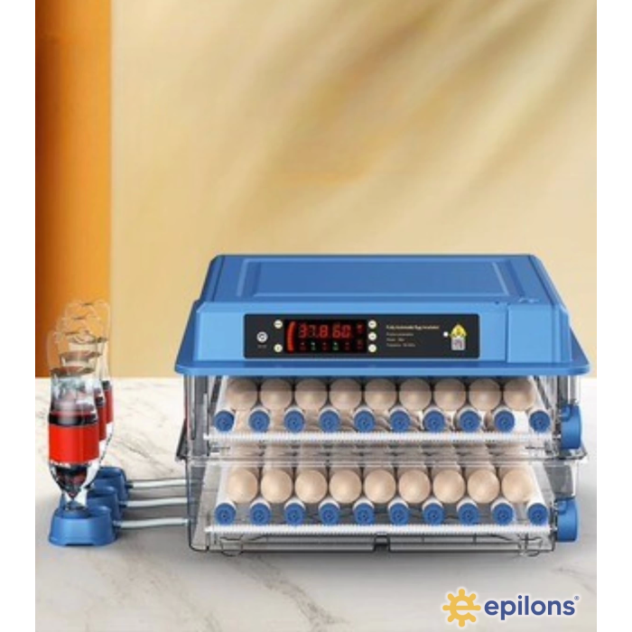 120 Yumurta Kapasiteli Tam Otomatik Kuluçka Makinesi - Civciv, Kaz, Hindi Ve Ördek Yetiştiriciliği Epo-w120 Yedek Motorlu ( Lisinya )