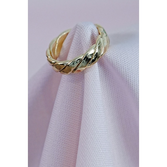 Kombin Yüzük Seti 3 Adet Birden Gold Renk