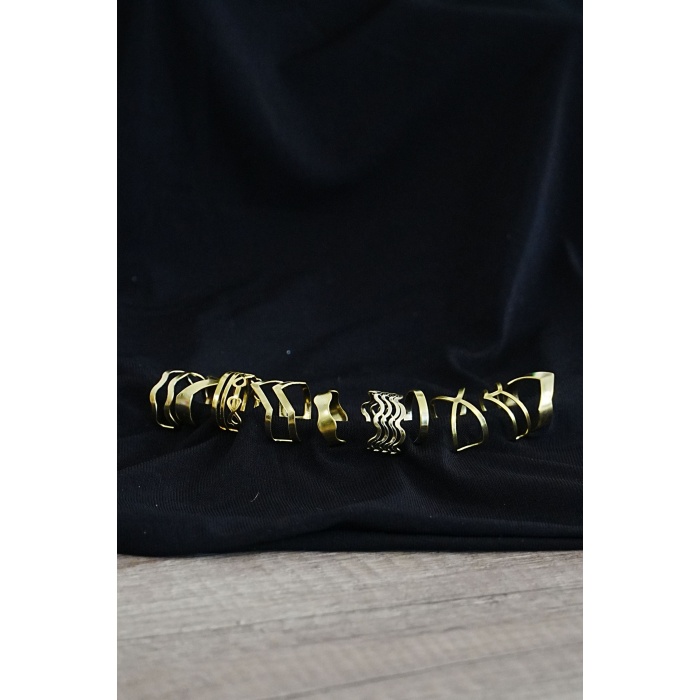 Ayarlanabilir 10lu Yüzük Seti Kaliteli