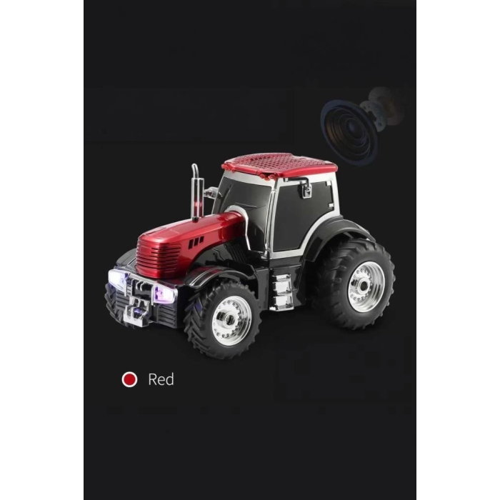 D42 Kırmızı Traktör Tasarım Usb/fm Radyo Bluetooth Hoparlör Speaker ( Lisinya )