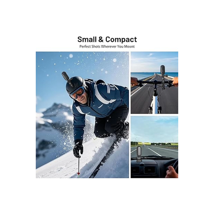 Mini Wıfı Aksiyon Kamerası 1080p Taşınabilir Vücut Kamerası Giyilebilir Video Kaydedici Ipx7 Su Geçirmez ( Lisinya )