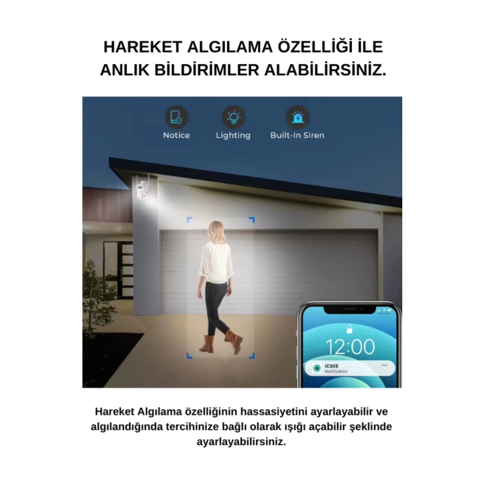 Ip Kamera 2+2 Mp 4mp 1080p Ultra Hd Hareketli Sensör Dış Ortam Ip Kamera Speed Dome Akıllı Ip Çift Kamera ( Lisinya )