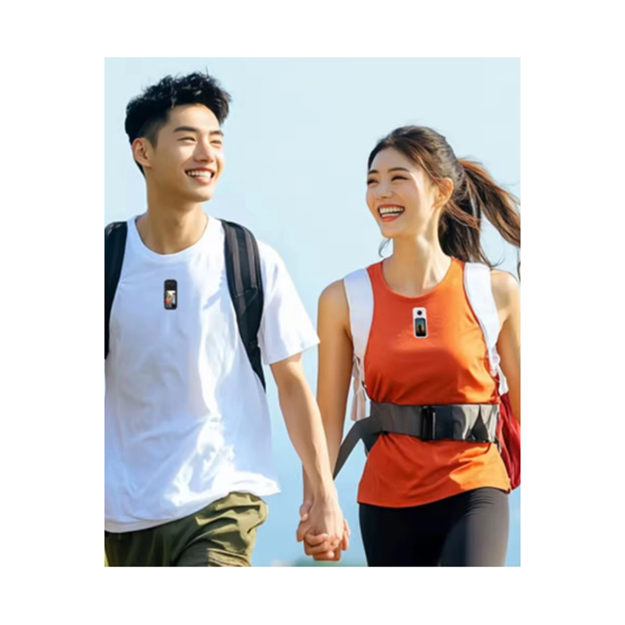 S70 Mıknatıslı Yaka Kamerası Hd Kalite, 30 Fps, Kolay Bağlantı, Boyun Askısı 2.7k Siyah ( Lisinya )