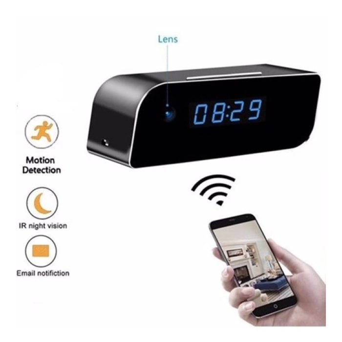 4k Kablosuz Gizli Kamera Bebek Bakıcı Kamera 1080p Masa Üstü Sesli Kayıt ( Lisinya )