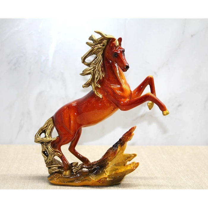 Polyester Şahlanmış At Figürü Alk4590 ( Lisinya )