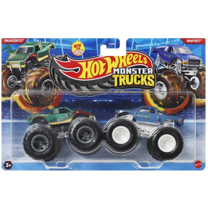 Monster 2li Araba - SNAKEBITE & BIGFOOT - FYJ64-JCC74 (Lisinya)