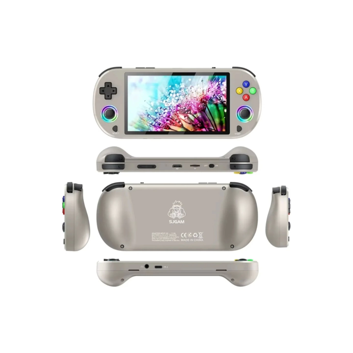 M22 Pro Retro Oyun Konsolu 5.0 ’’ıps Ekran Dahili 20000+ Oyun Emülatörleri Rgb Led Joystick ( Lisinya )