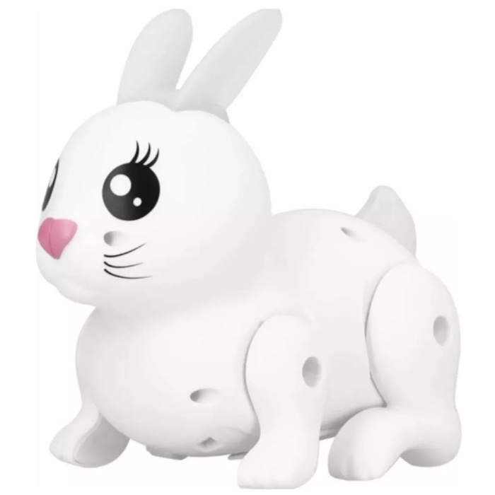 Pilli Tavşan Figür - Sesli Hareketli - 99777-1 - Beyaz (Lisinya)