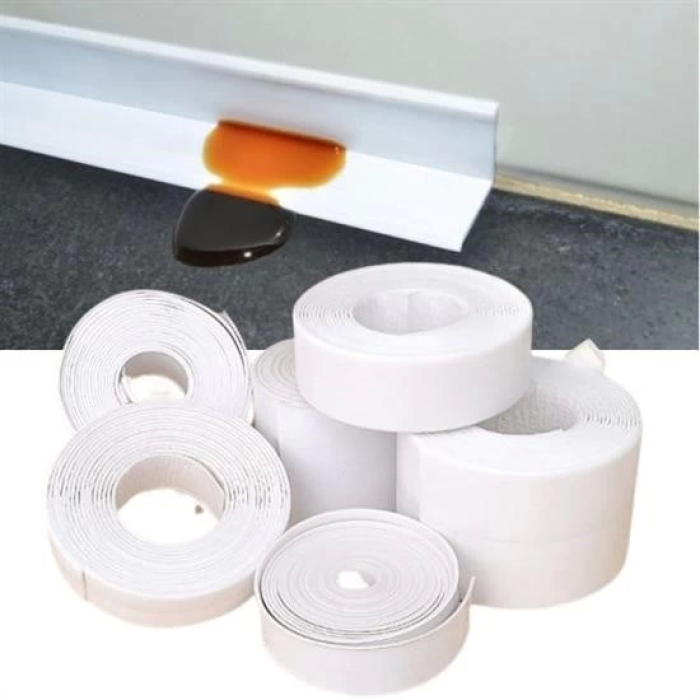 2 Li Su Sızdırmaz Banyo Mutfak Lavabo Küvet İzolasyon Şerit Bant Pratik Ürün ( Lisinya )