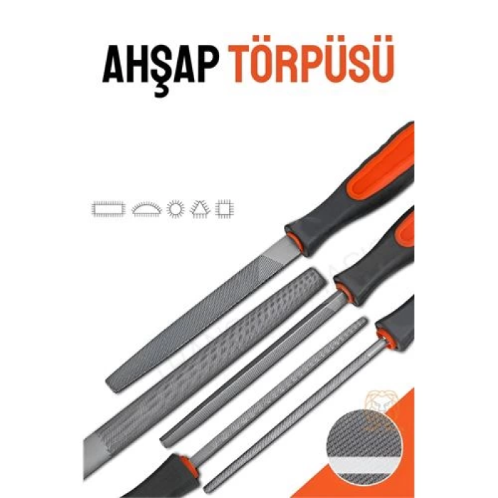 Ahşap Törpüsü 5 Model Ahşap Törpü Seti ( Lisinya )