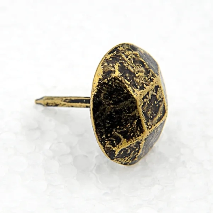 - Eskitme Antik Beşgen Kabara / Raptiye 18 Mm 10 ( Lisinya )