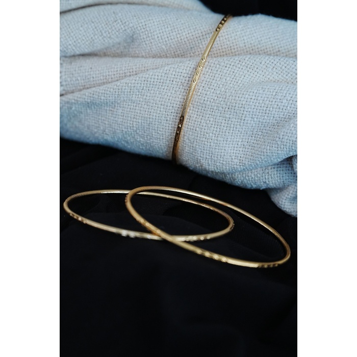 Ajda Bilezik Baklava Desenli 22 Ayar Kaplama 1 Adet