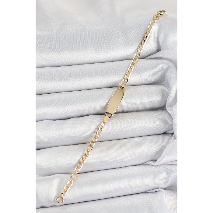 Pirinç Oval Model Gold Renk Xuping Bebek Künyesi - Lisinya