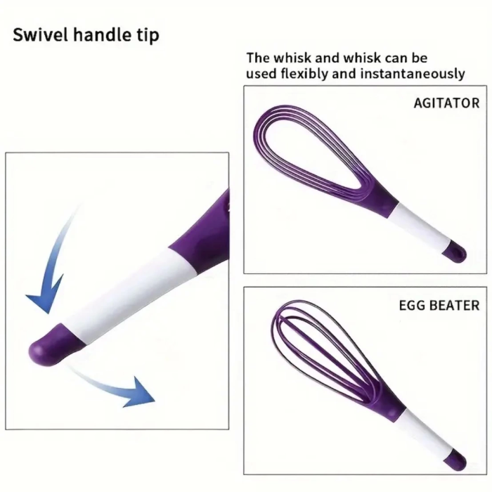 Silikon Saplı 2 İşlevli Çırpıcı (balon Ve Düz) - Lisinya