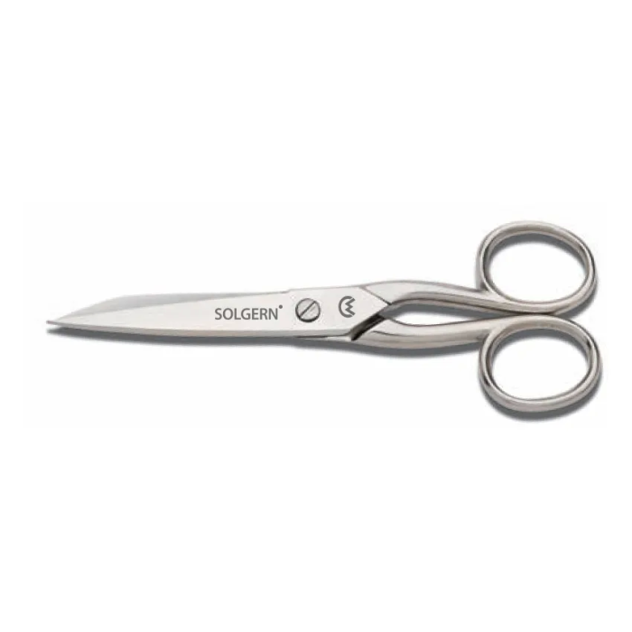 M-218 Sivri Uçlu İplik Temizleme Makası No: 5,5 İnç / 13,97 Cm - Nikel Kaplama - Lisinya