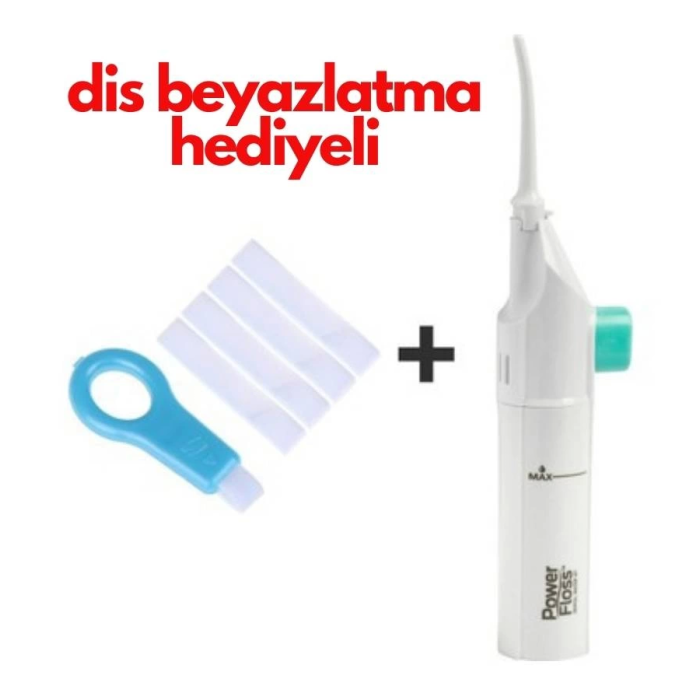 Power Floss Mekanik Diş Ve Ağız Temizleme Aleti Ve Diş Beyazlatma Seti ( Lisinya )