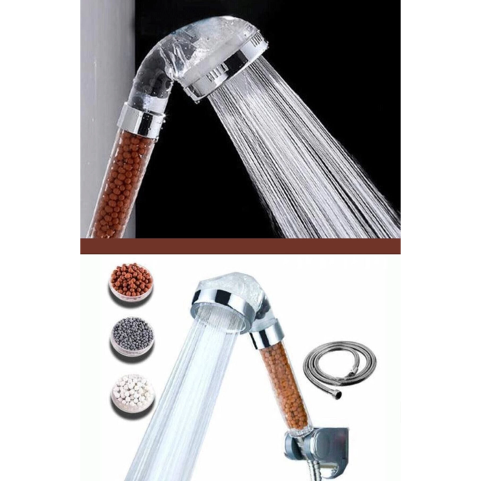 Boncuklu Su Tasarruflu Kireç Önleyici Duş Başlığı ( Lisinya )
