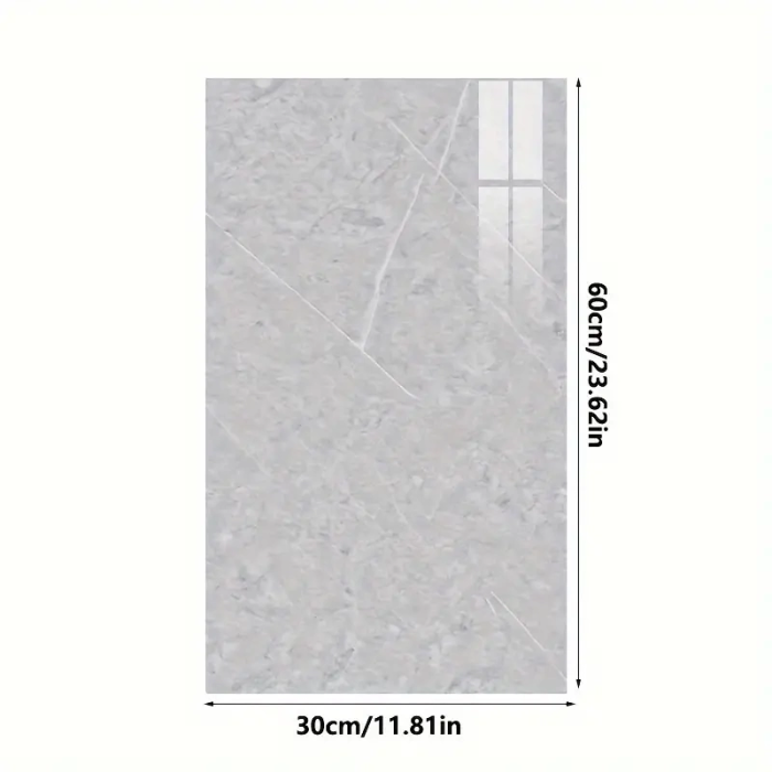 Gri Mermer Desenli Alüminyum Plastik Duvar Sticker ( Lisinya )