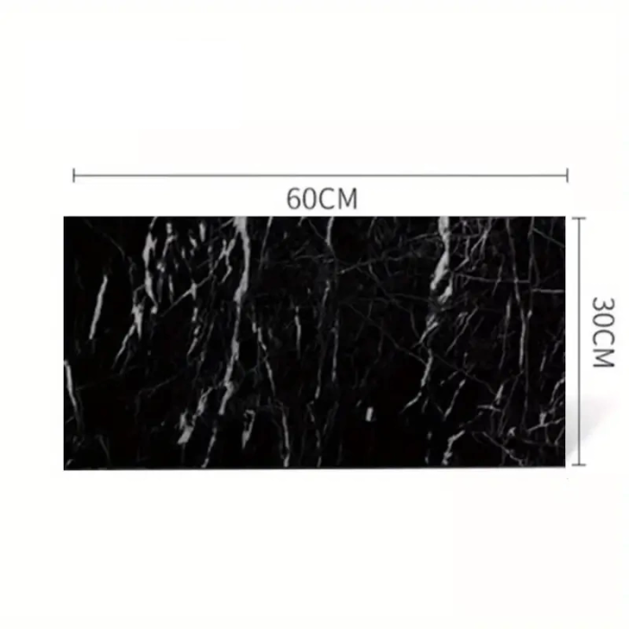 Siyah Mermer Desenli Alüminyum Plastik Duvar Sticker ( Lisinya )